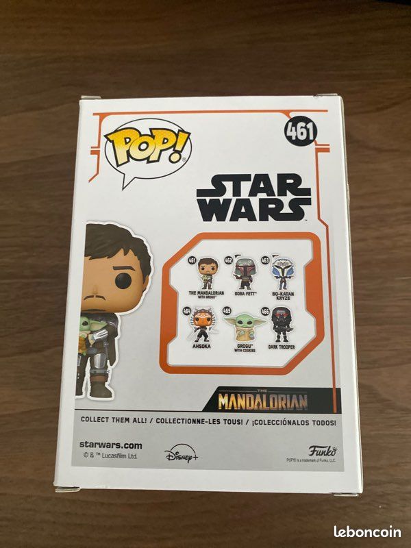 Pop 461 the mandalorian with grogu neuf (image 3)