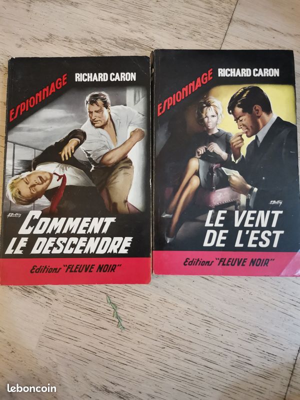 2 romans d'espionnage RICHARD CARON (image 1)