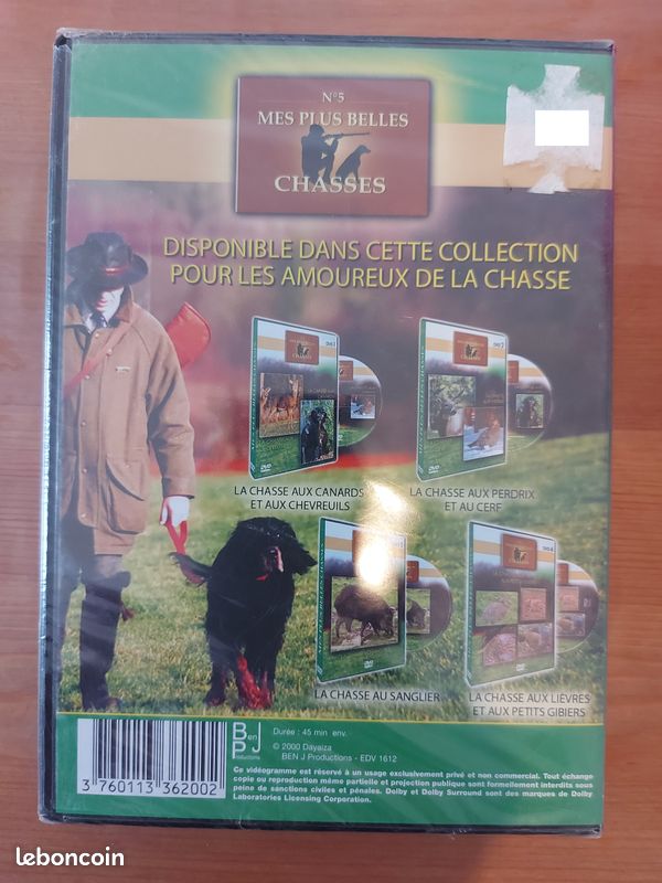 DVD Mes plus belles chasses aux mouflons et aux daims, n°5 neuf (image 2)