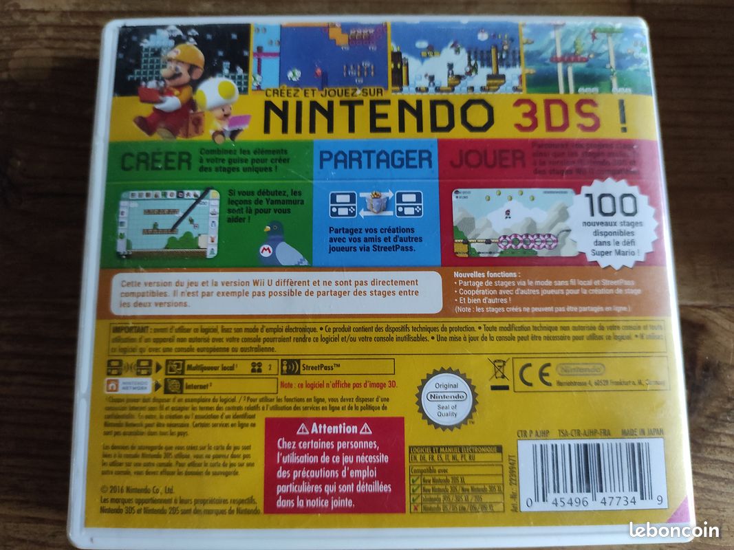 Jeu vidéo Super Mario Maker pour Nintendo 3DS (image 4)