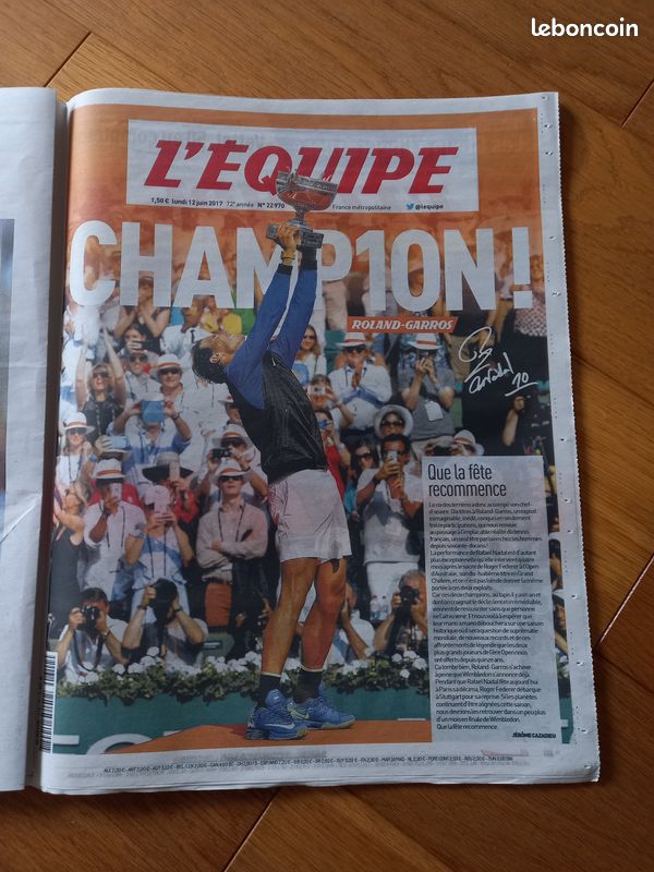 JOURNAL L'ÉQUIPE DU lundi 19 mai 2025 - 80e année - N° 25 843 EUR 5,00 - FR