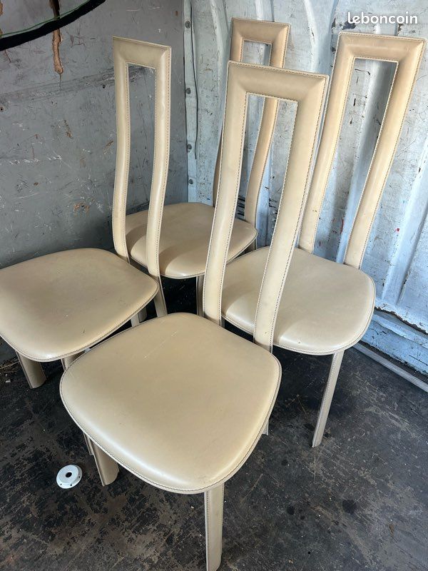 Chaises design cuir (image 1)