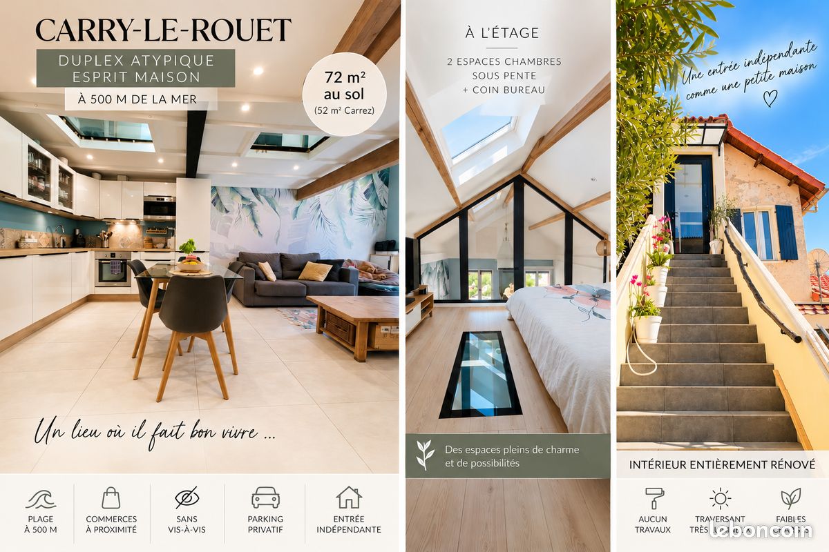 Maison 4 pièces 52 m² · à Carry-le-Rouet · 52 m² · 342 000 €