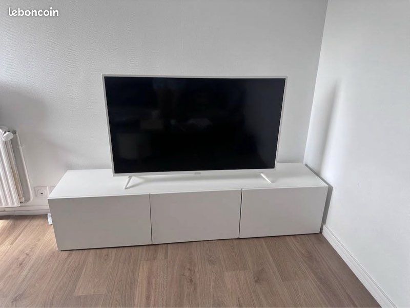 Meuble TV blanc IKEA BESTA (image 1)