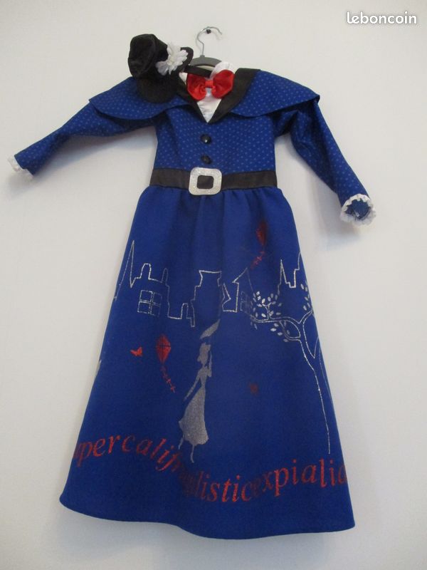 EnfantsVêtements pour fillesDéguisementsDisney Déguisements Dressing du membre Articles similaires Déguisement anglais de Marie Poppins taille 4/5 ans Disney (image 1)