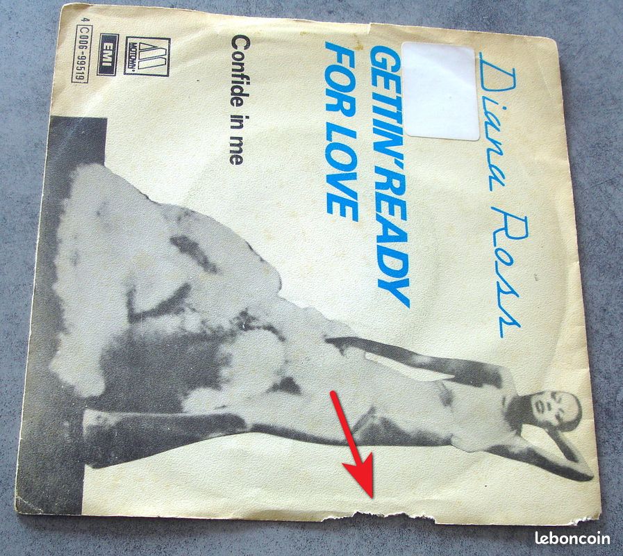 DIANA ROSS - 45t SP Belgique 1977 - GETTIN’ READY FOR LOVE / CONFIDE IN ME - MOTOWN - SABAM (image 9)