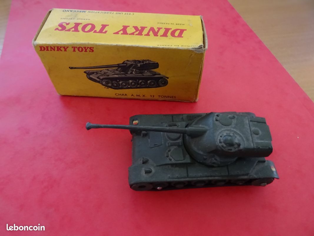 DINKY TOYS, Char AMX 13 militaire, RARE version sans reférence 80c, X | eBay