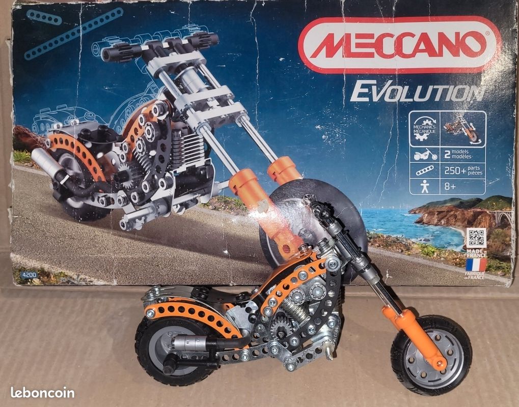 Grosse Locomotive à Vapeur MECCANO En Métal – 37 Cm – Vintage 1950 – Pièce De Collection