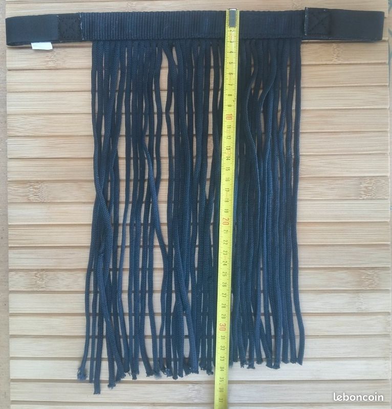 Frontal bleu anti-mouches pour licol, taille poney (image 8)