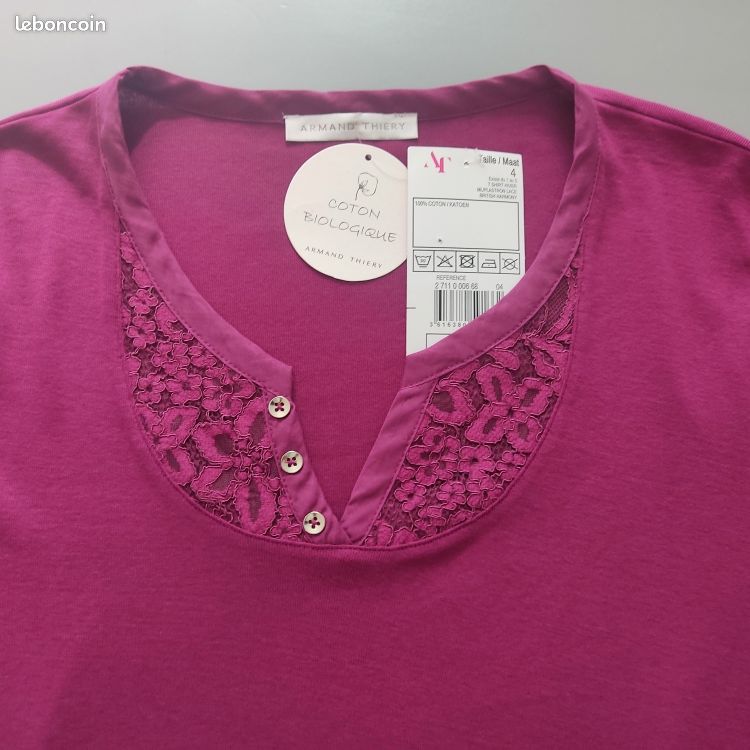 Tee-shirt neuf avec étiquettes Armand THIERY femme Vêtements