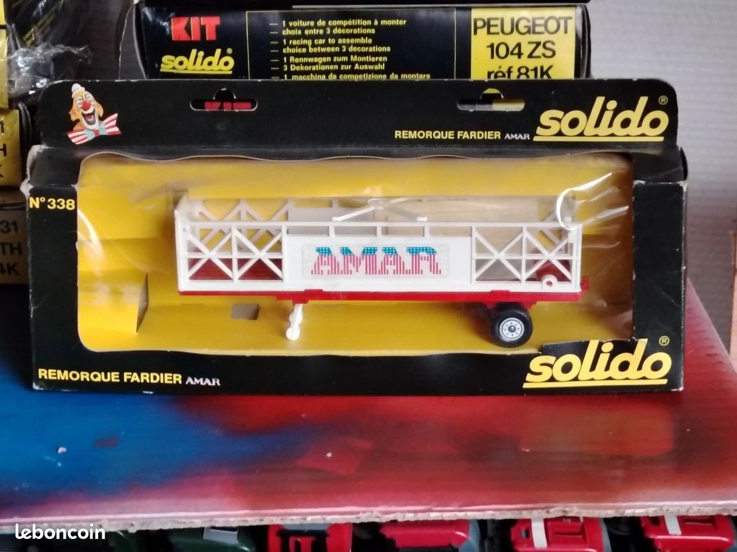 Solido n° 338 remorque fardier AMAR 1/50 en boîte