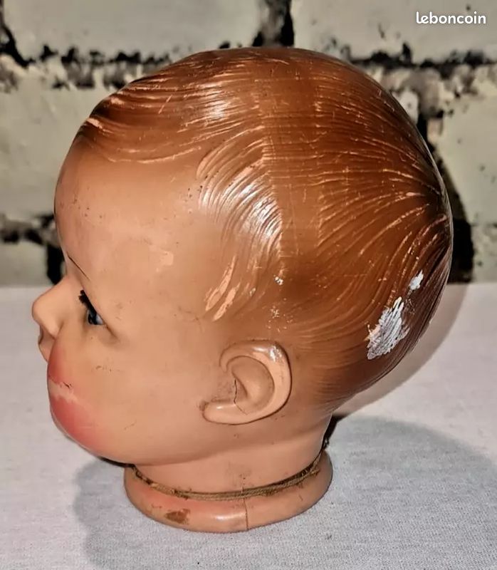 ANCIENNE POUPÉE YEUX dormeurs celluloïd tissu no Jumeau sfbj Steiff