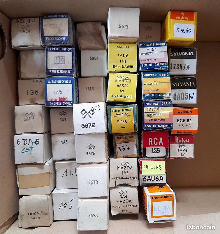 2 pièces EL84 Tube électronique 6P14 6n14n Tube électronique