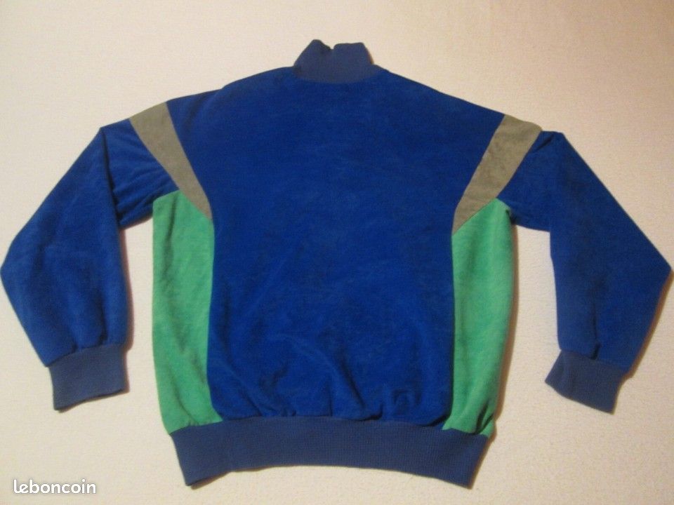 Tracktop Vintage KEYROLAN Velours - Années 80 - Taille S (168) - Made In France - Rare