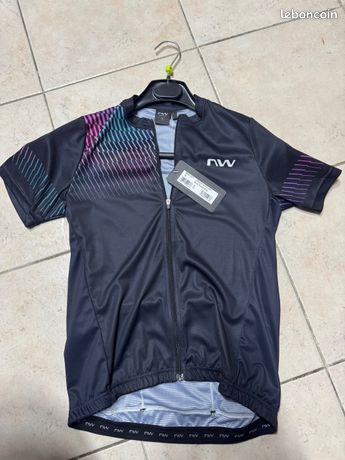 Maillot Northwave Karbon Tex – Couche De Base Noir, Manches Longues, Taille M, Neuf
