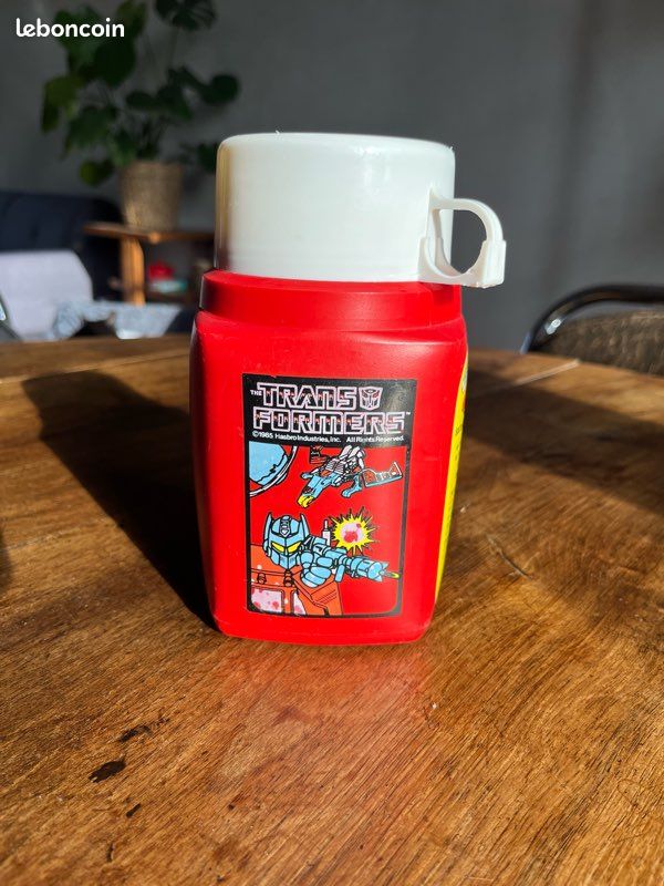 Thermos vintage Transformers Roughneck Flask Arts de la table