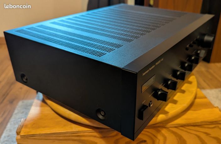 Ampli vintage Harman Kardon PM650 acier, bon état
