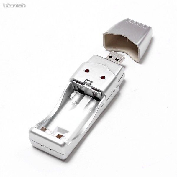 CHARGEUR USB pour piles batteries AA & AAA (image 2)