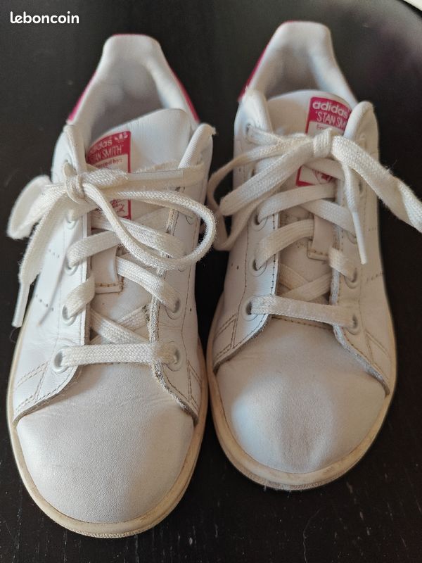Chaussures Adidas Stan Smith fille 31 tennis (image 3)