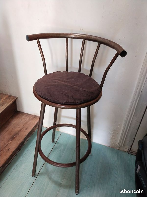 Tabouret de bar, métal, tournant (image 1)