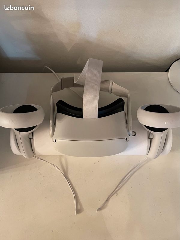 Casque VR - Réalité Virtuelle Oculus Meta Quest 2 + Station de Chargement ANKER (image 3)