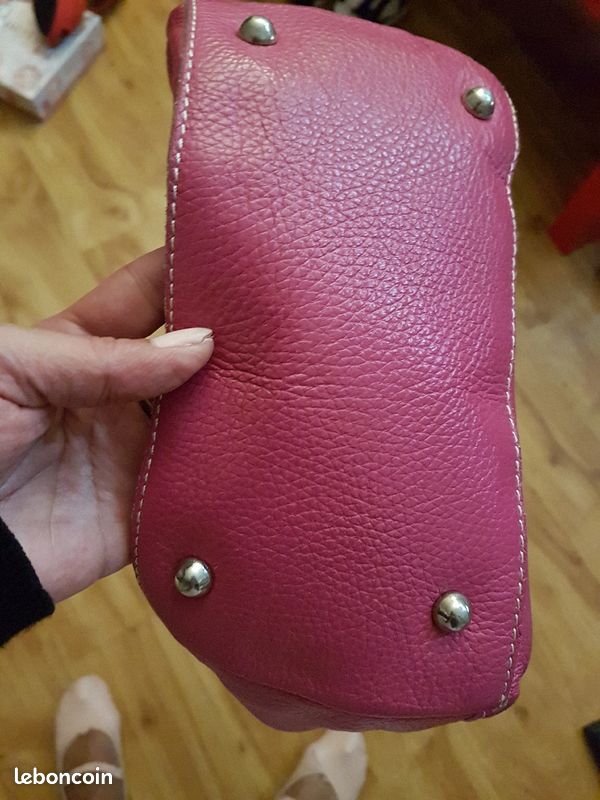 Sac à main Cuir Rose (image 4)