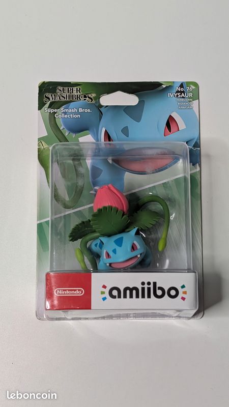 Nintendo] Figurine Amiibo Pokemon Ivysaur n°76 Collection