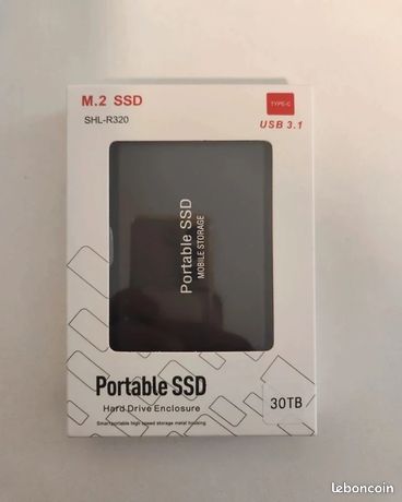 DisquedureexterneSSD30TB(neuf)
