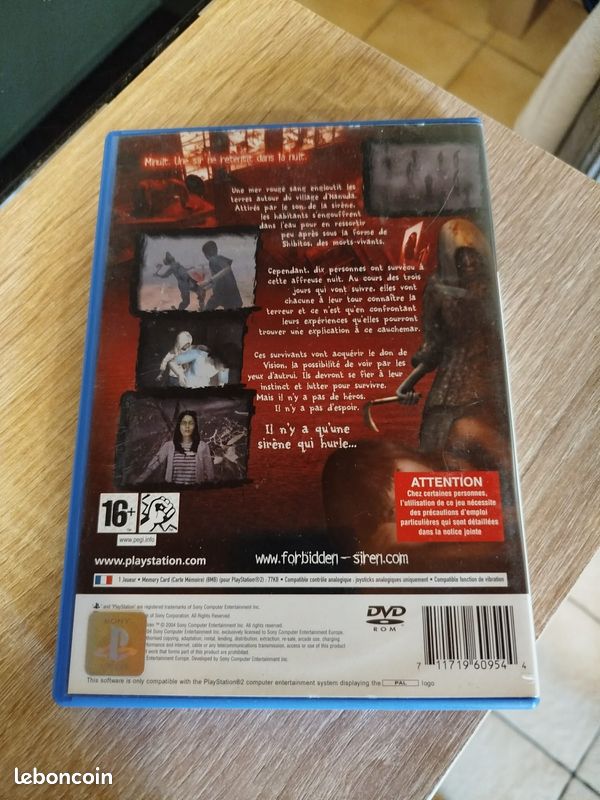 FORBIDDEN SIREN 2 Jeu Sony PlayStation 2 PS2 PS 2 Promo Pal Eur EUR 45,00 - FR