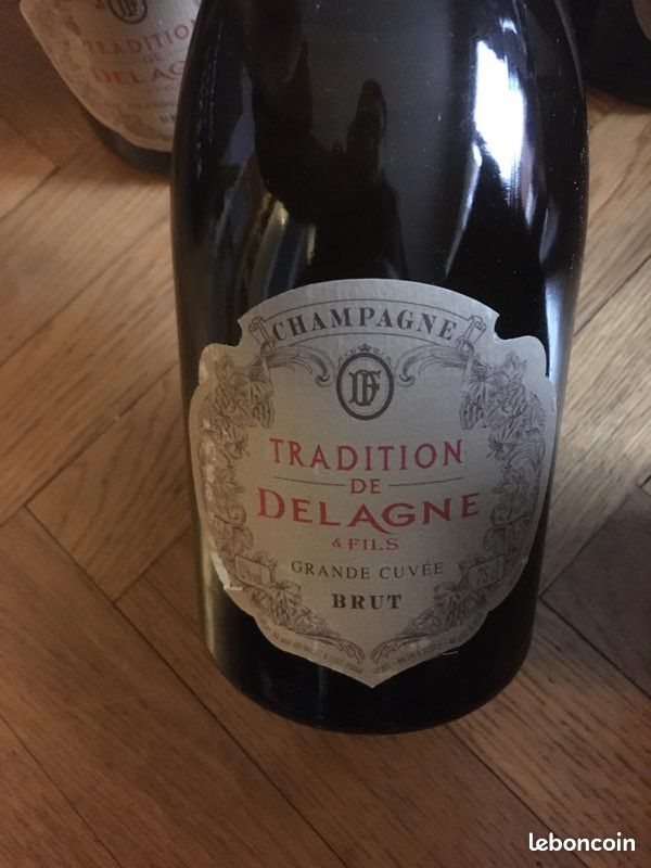 Carton de champagne tradition de Delagne et fils ,grande cuvée , brut rosé +brut tradition (image 5)