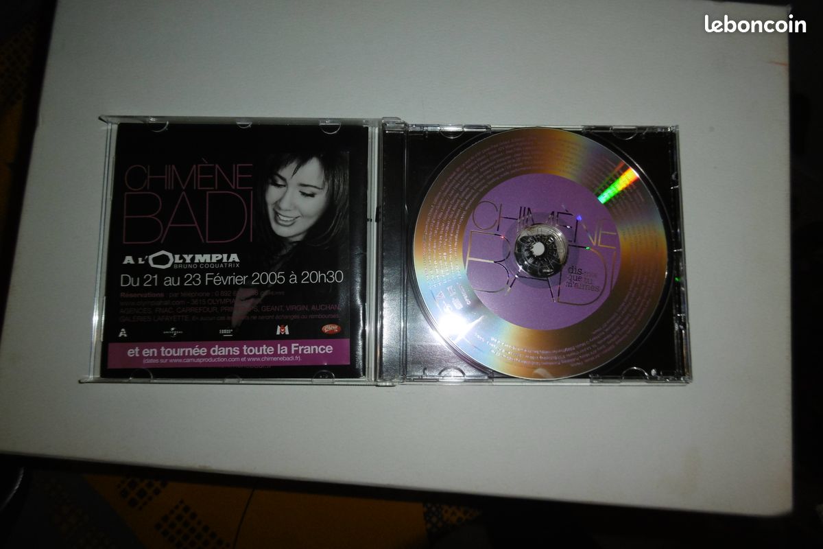 Chimène Badi cd entier cristal signé dis-moi que tu m'aimes (image 3)