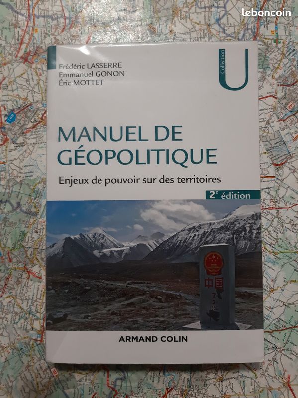 LIVRE - "Manuel de Géopolitique, Enjeux de pouvoir sur des territoires" (image 1)