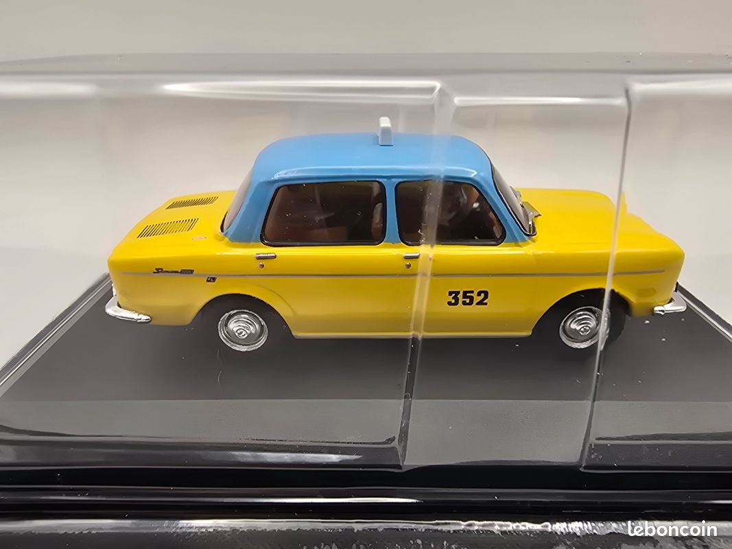 Miniature CG A 1000 cabriolet ouvert 1966 jaune PARADCAR PARAD159-3 | Collect World