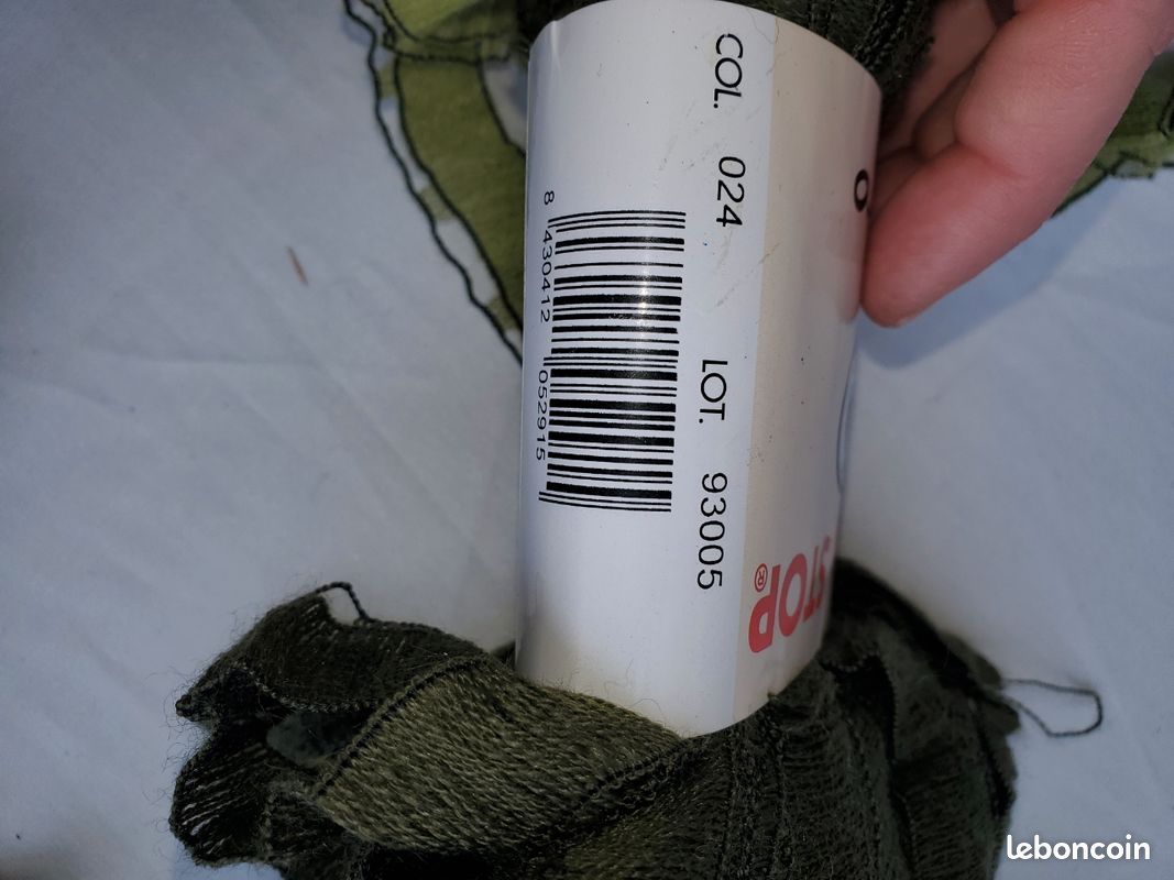 Lot De 6 Pelotes De Laine Lanas Stop Dama - 100% Laine Mérinos - Couleur Grise
