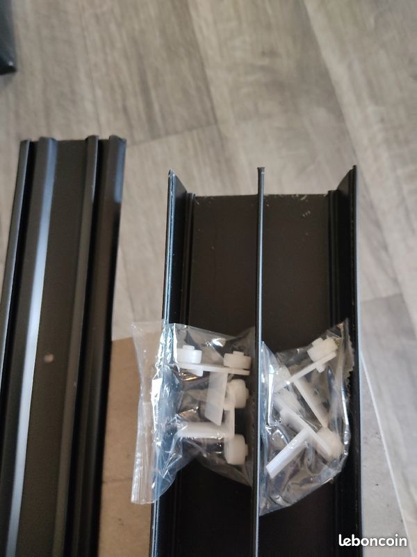 🔧 2 Kits Rails 120 cm Noirs – Neufs (image 6)