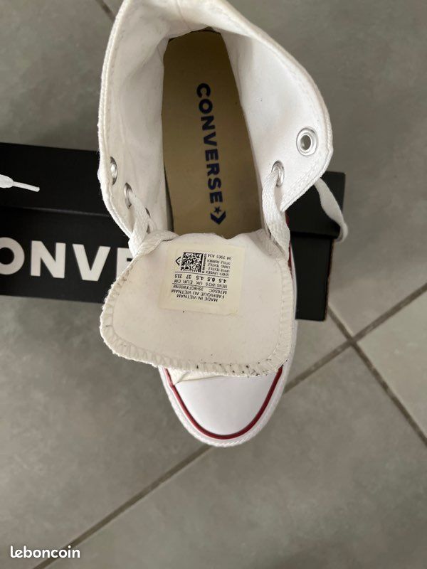 Converse blanche (image 3)