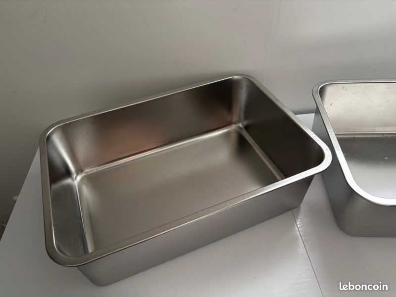 Meuble de litière caché + 2 bacs à litières (image 3)