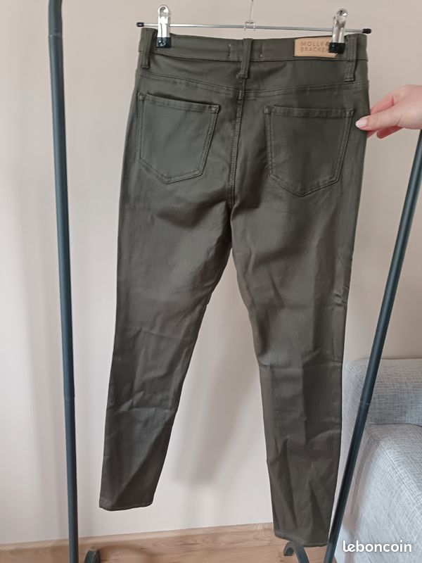 Pantalon enduit kaki Molly Bracken S (image 3)