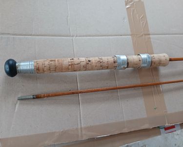 Canne à Mouche Bambou Refendu – 184cm, 4#, 2 Scions + 1 (Pezon & Michel Blank)