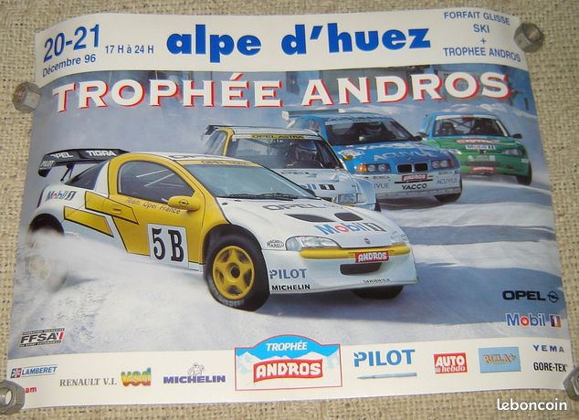 Glissez dans l'histoire du Trophée Andros, de 1990 à 2024
