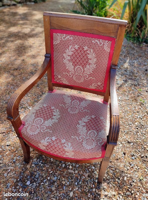 Élégant salon ancien style Louis Philippe - XIXème (image 6)