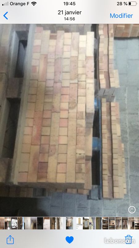 Briquettes, brique, semi réfractaire, four à pain, bar, barbecue... (image 3)