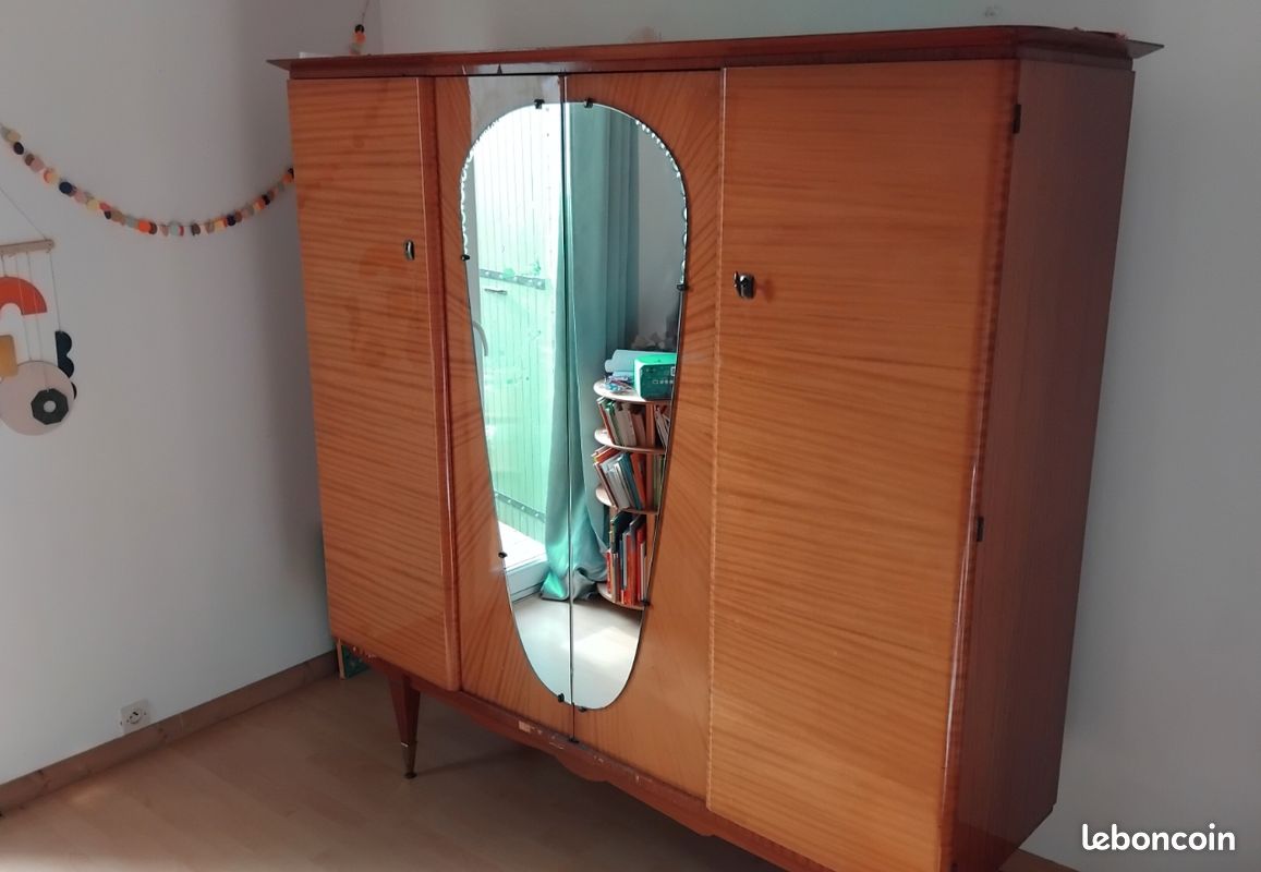 Armoire penderie vintage (image 1)