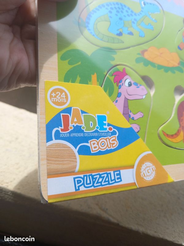 Puzzle en bois dinosaure (image 3)