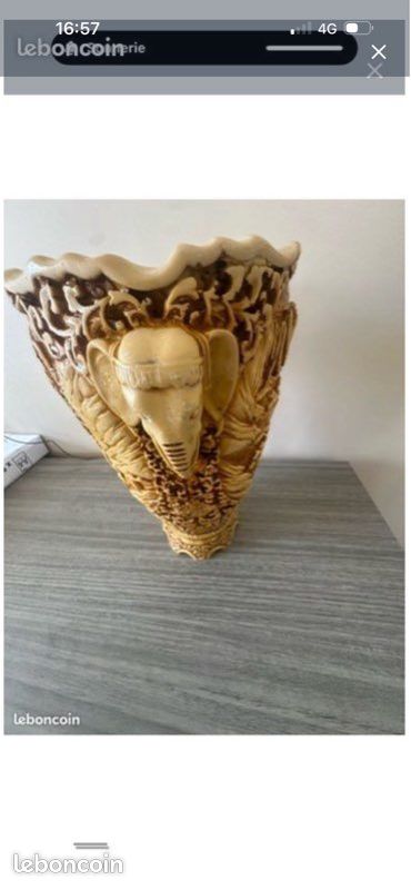 Ancien grand vase asiatique (image 4)