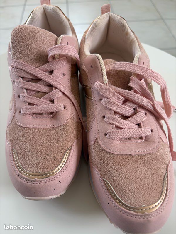 Basket rose taille 37 (image 6)