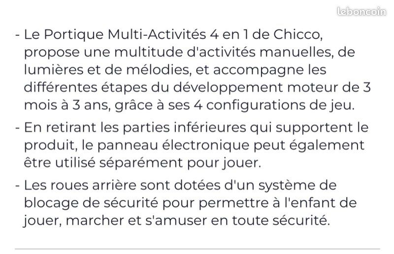 Portique multi-activités 4 en 1 Chicco et lot de 11 jouets (image 12)