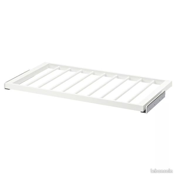 KOMPLEMENT IKEA Porte-pantalons coulissant blanc 704.465.40 (image 1)