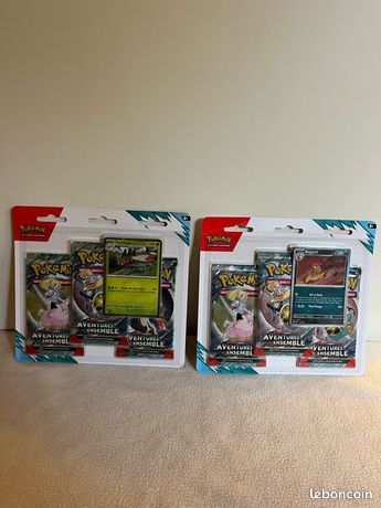 Pack 3 boosters Cartes Pokémon Aventures Ensemble EV09 Baggaïd | Alert&Go