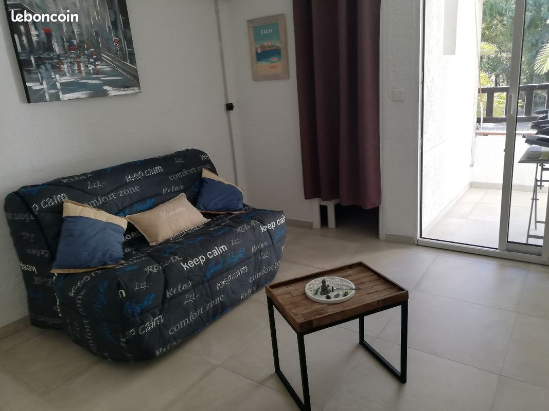 Studio bord de mer à Calvi a 150m de la plage (image 4)